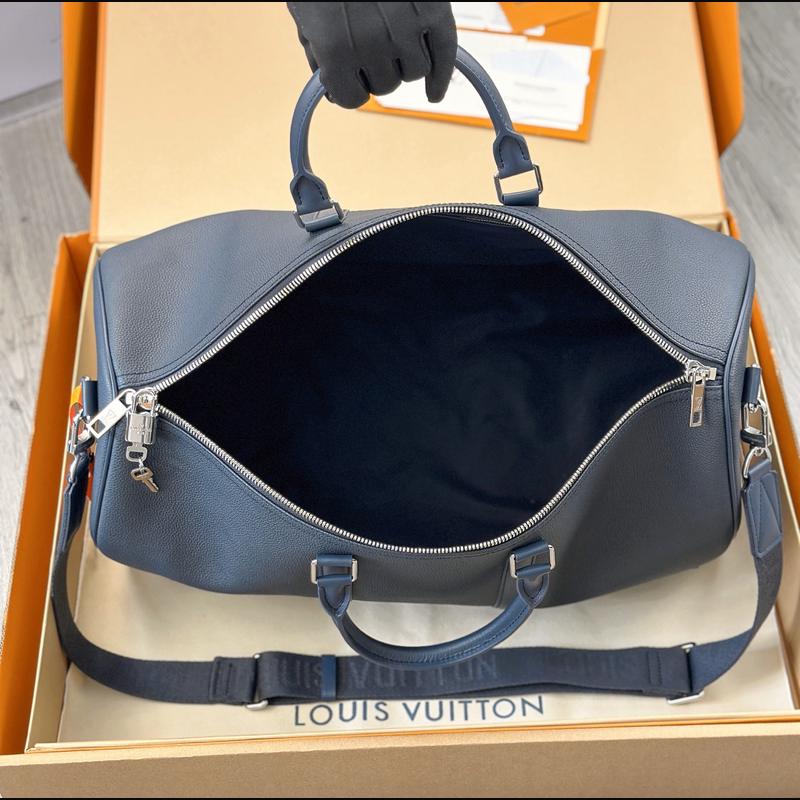 LV Keepall Bandoulière 50 M11693 · 深藍 Aerogram 複刻實拍圖 9