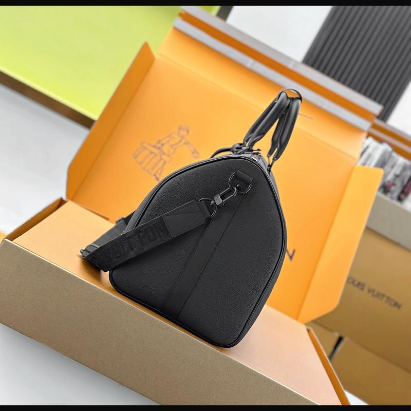 LV Keepall Bandoulière 50 M21420 · 黑 Aerogram 複刻實拍圖 3
