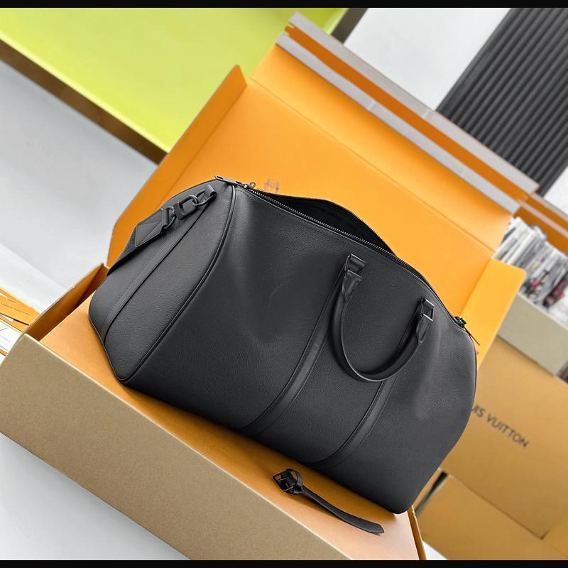 LV Keepall Bandoulière 50 M21420 · 黑 Aerogram 複刻實拍圖 8