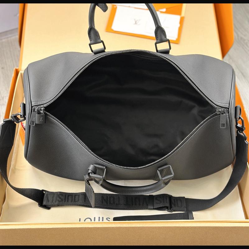 LV Keepall Bandoulière 50 M21420 · 黑 Aerogram 複刻實拍圖 9