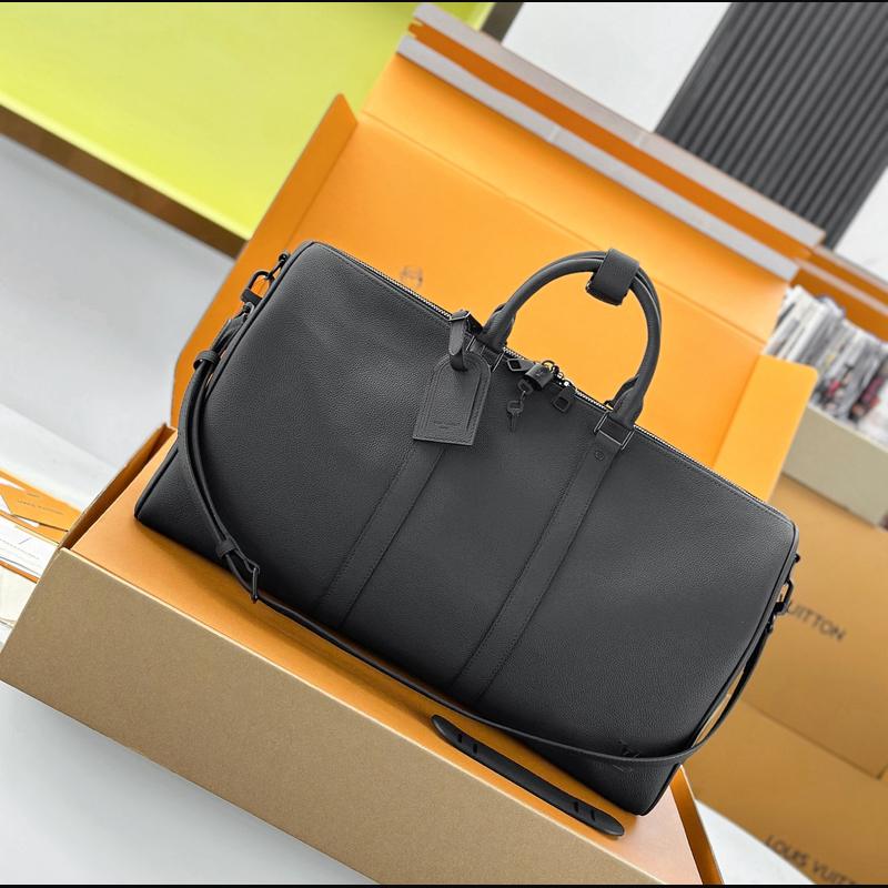 LV Keepall Bandoulière 50 M26118 · 深灰 Aerogram 複刻實拍圖 1
