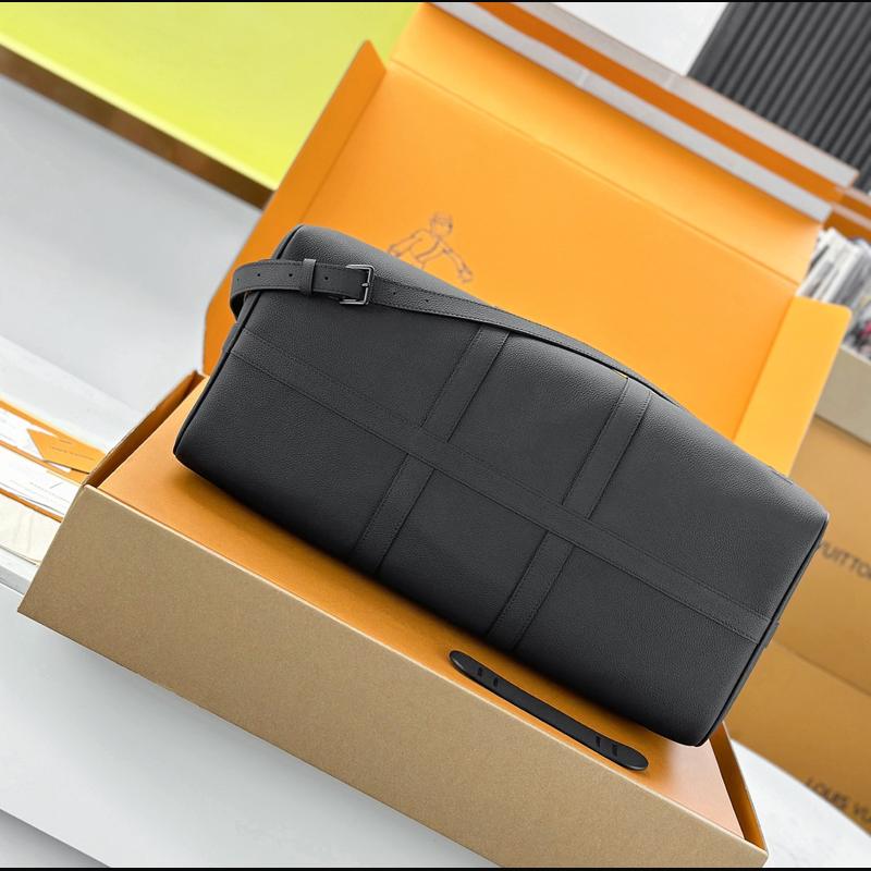 LV Keepall Bandoulière 50 M26118 · 深灰 Aerogram 複刻實拍圖 4
