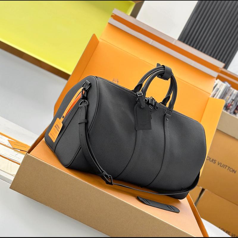 LV Keepall Bandoulière 50 M26118 · 深灰 Aerogram 複刻實拍圖 6