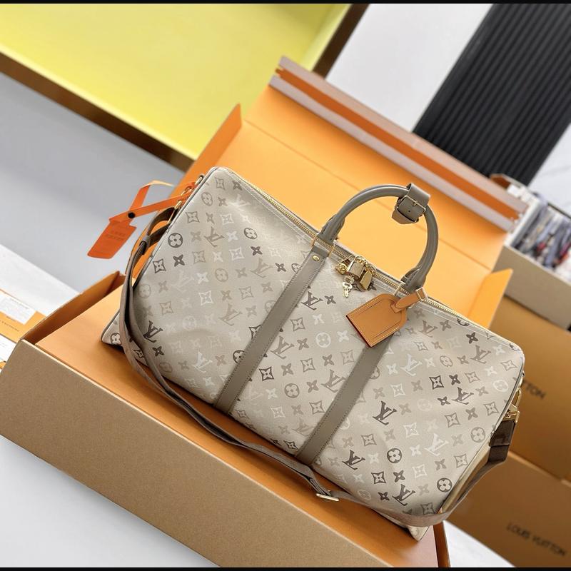 LV Keepall Bandoulière 50 M29159 · 米白 Surplus 複刻實拍圖 1