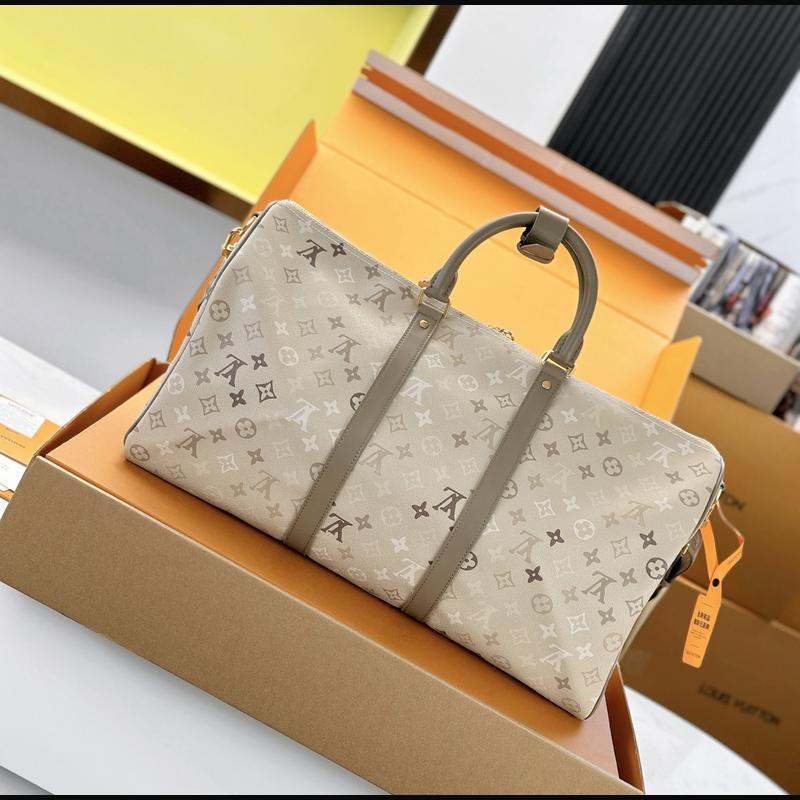 LV Keepall Bandoulière 50 M29159 · 米白 Surplus 複刻實拍圖 2