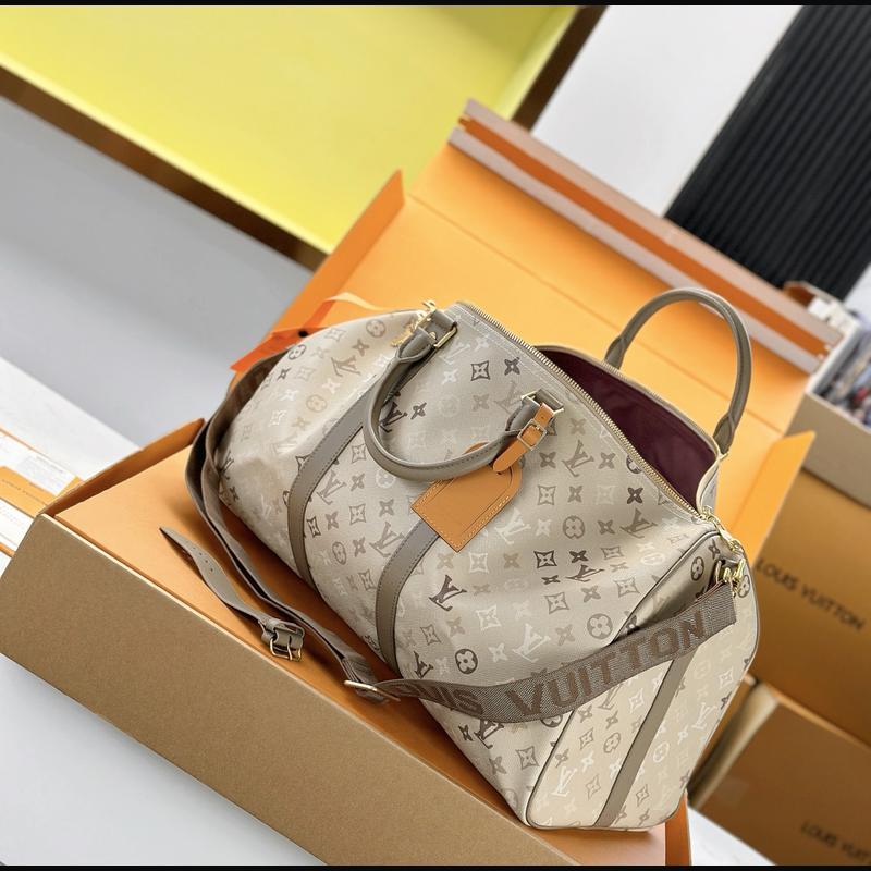 LV Keepall Bandoulière 50 M29159 · 米白 Surplus 複刻實拍圖 7