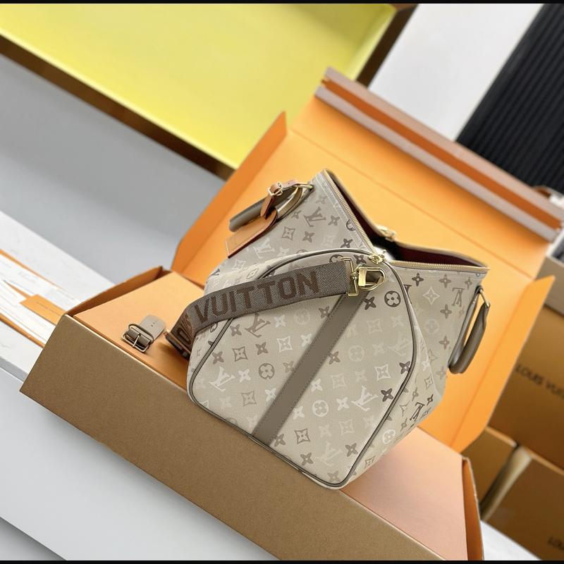 LV Keepall Bandoulière 50 M29159 · 米白 Surplus 複刻實拍圖 8