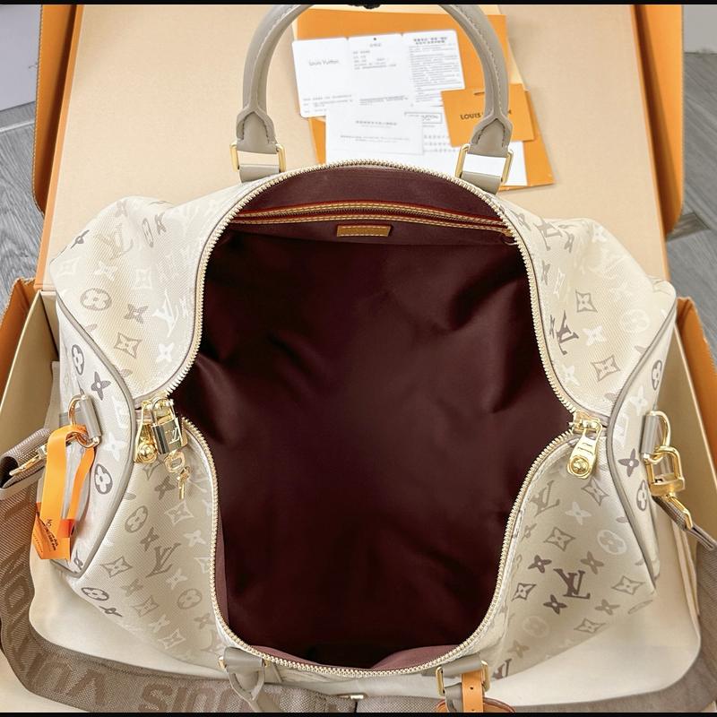 LV Keepall Bandoulière 50 M29159 · 米白 Surplus 複刻實拍圖 9