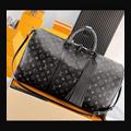 LV Keepall 50 M11596 · 黑灰老花流蘇 配色