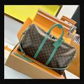 LV Keepall 50 M12630 · 綠邊老花 配色