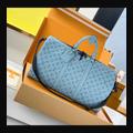 LV Keepall 50 M14842 · 淺藍老花 配色