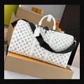 LV Keepall 50 M24954 · 白色老花 配色