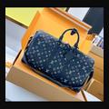 LV Keepall 50 M28836 · 海軍藍老花 配色