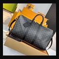 LV Keepall 50 M40569 · 黑花 Eclipse 配色