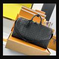 LV Keepall 50 M44810 · 黑色影紋原廠皮 配色