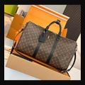 LV Keepall 50 M56711 · 老花配黑皮 配色