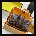 LV Keepall 50 N41418 · 啡格老花 配色