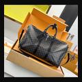 LV Keepall 50 N41418 · 黑格老花 配色