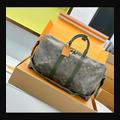 LV Keepall 50 鏡面 · 墨綠 配色