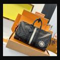 LV Keepall 50 絲印 · 黑 配色