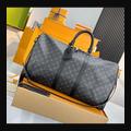 LV Keepall 55 M40569 · 黑花 Eclipse 配色