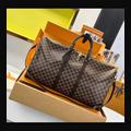 LV Keepall 55 N41418 · 啡格老花 配色