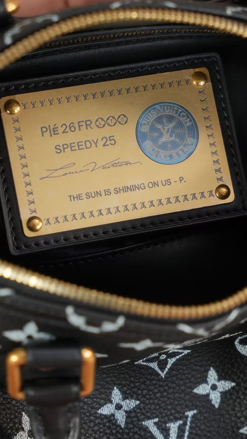 Speedy P9 包內金屬編號銘牌 PIÉ26FR SPEEDY 25