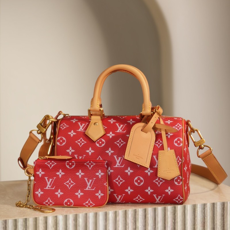 LV Speedy 25 紅色 M24425