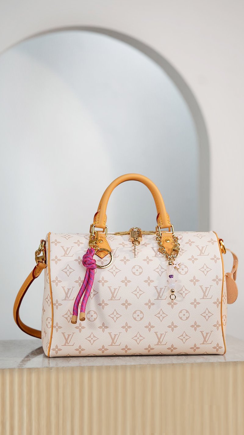 LV Speedy Soft 30 Lucky 沙丘白 M15108(複刻)實拍